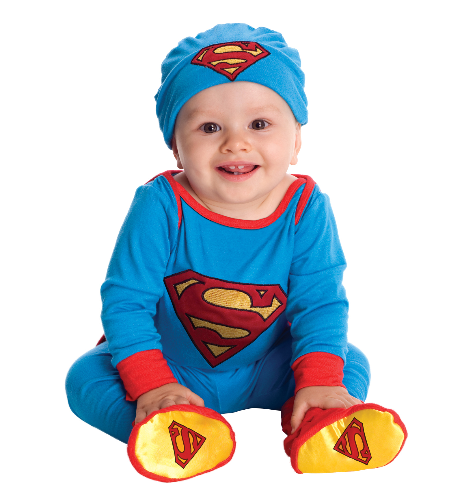 DC Comics Superman Onesie Infant Halloween Costume Size: 6-12 months