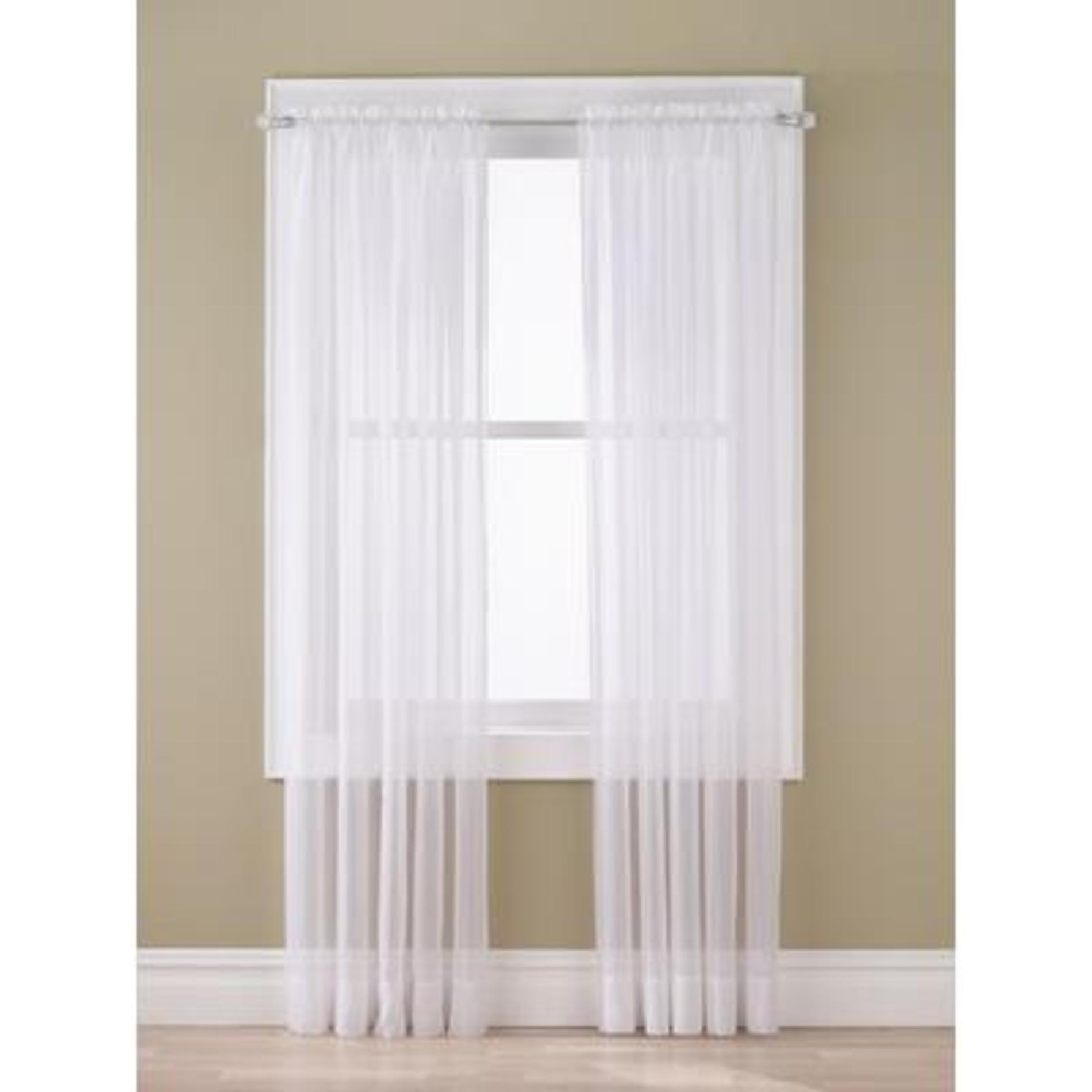 Essential Home Emily Sheer Voile Window Panel