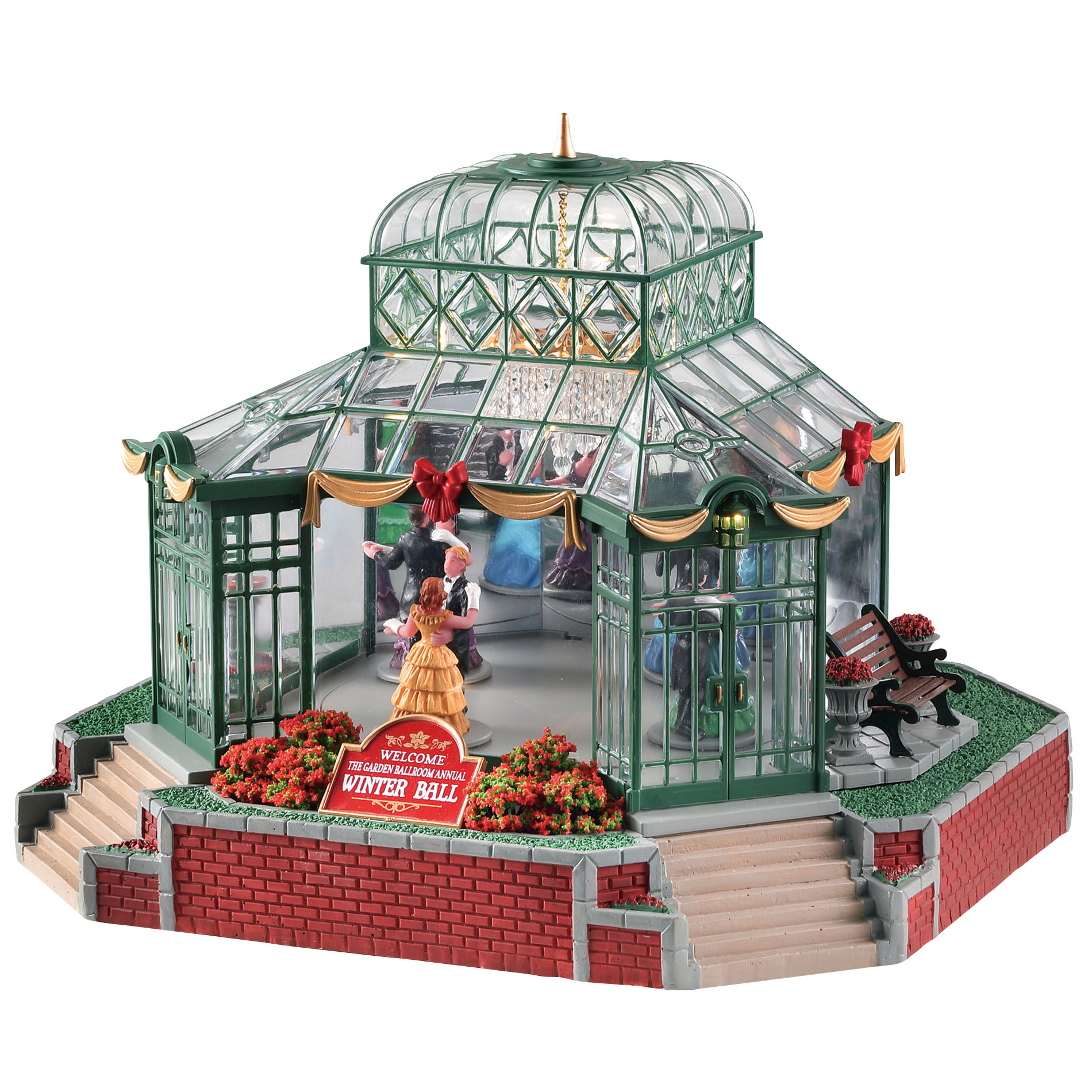 Coventry Cove by Lemax Christmas Village Building, The Garden Ballroom, With 4.5V Adaptor
