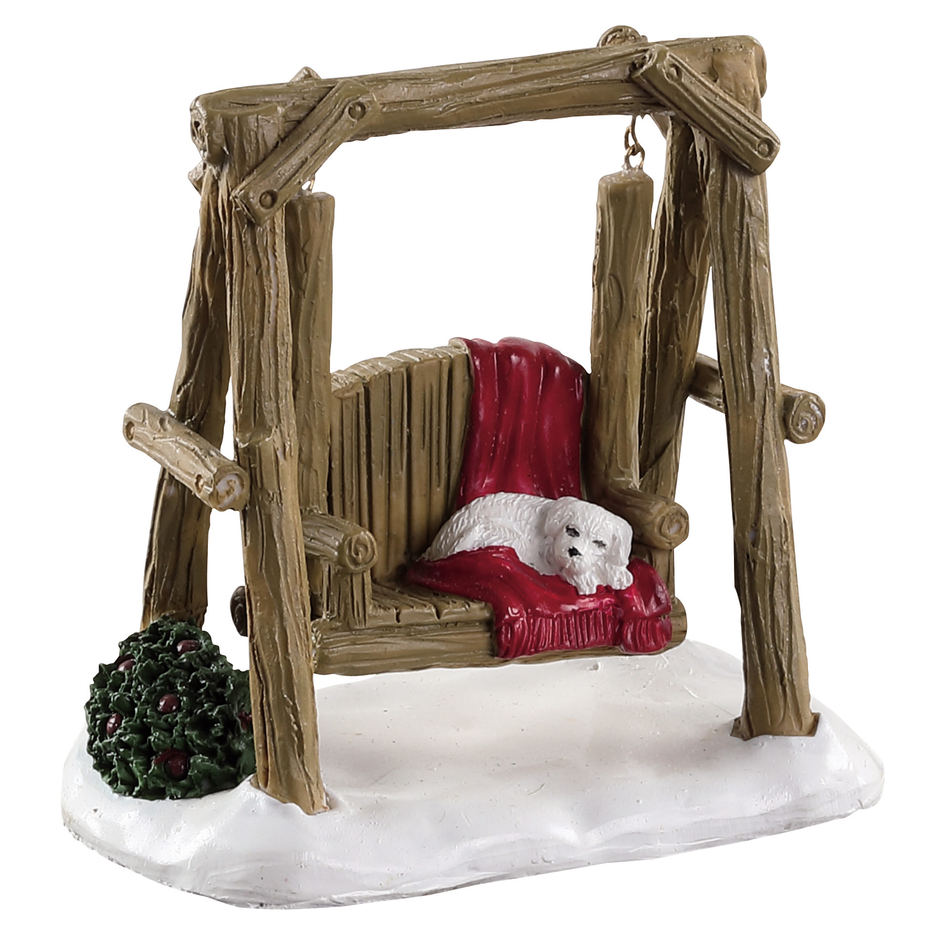 Lemax Rustic Log Swing Christmas Village Collectible