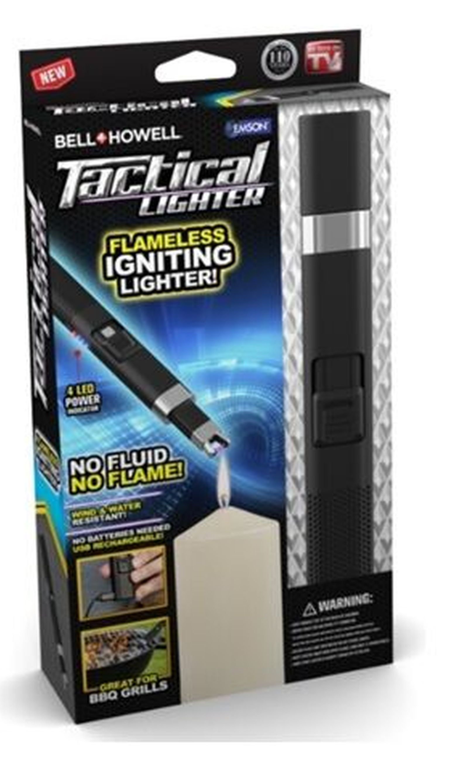 As Seen On TV Bell Howell Electric Chargeable Flameless Lighter Shop