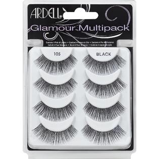Ardell Glamour Multipack 4 Pair Lashes 105 Black