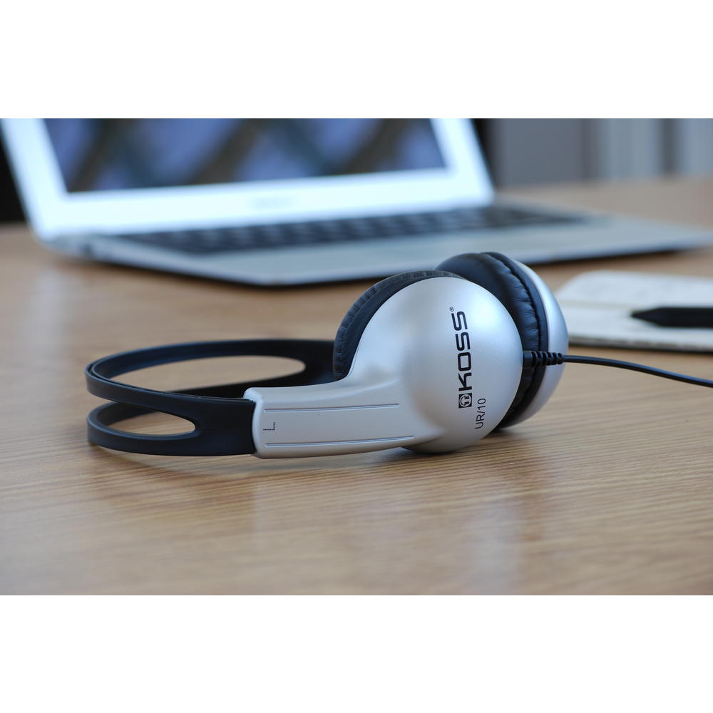 Koss 159170 Stereo Headphones  Silver/Black