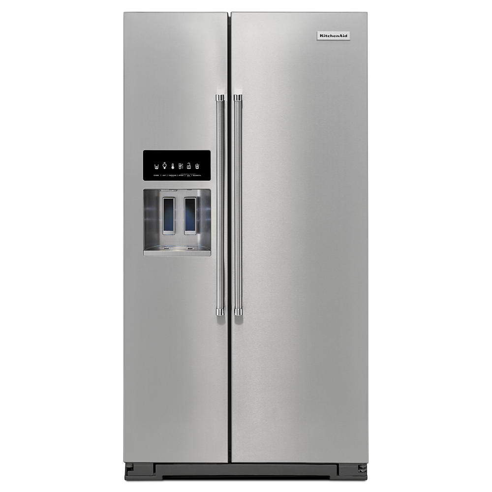 KitchenAid KRSF505ESS  24.8 cu. ft. Side-by-Side Refrigerator - Stainless Steel