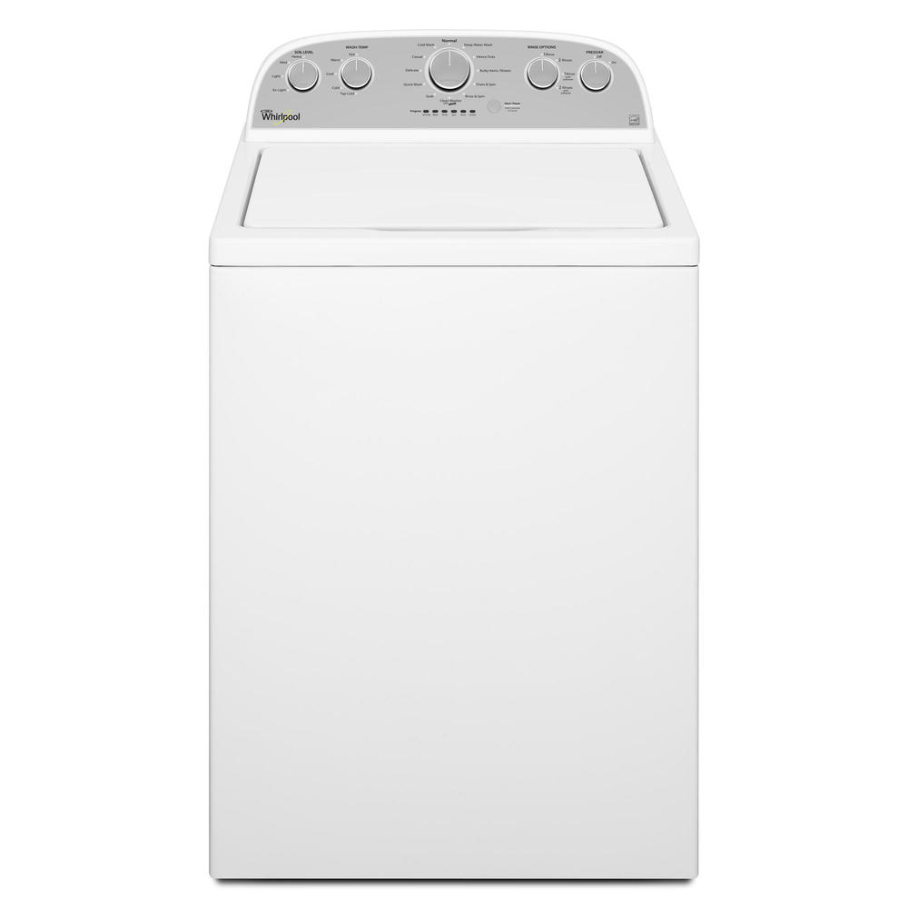Whirlpool WTW5000DW  4.3 cu. ft. Cabrio Top Load Washer w/ Stainless Steel Wash Basket - White