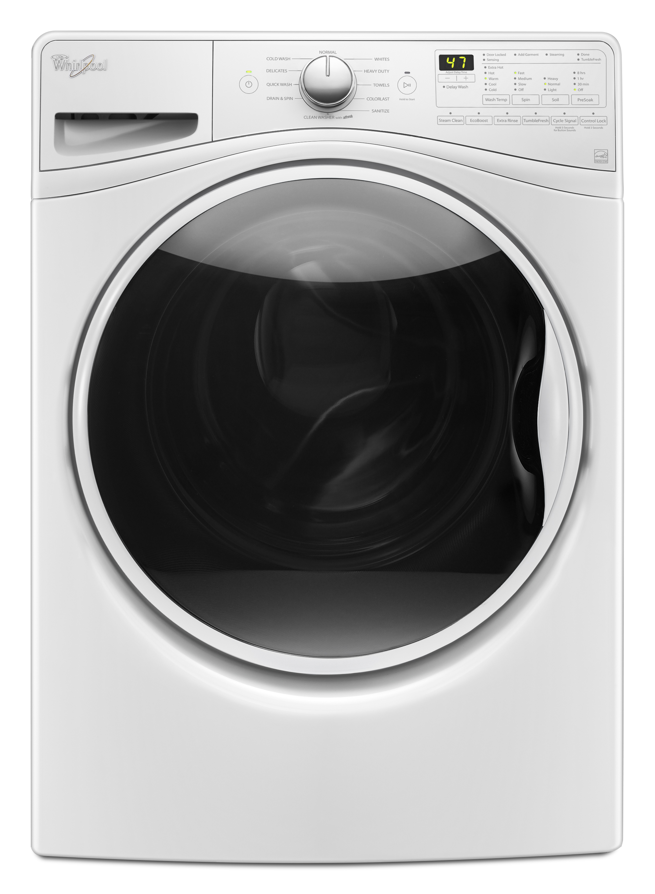 Whirlpool WFW85HEFW 4.5 cu. ft. Front-Load Washer w ...