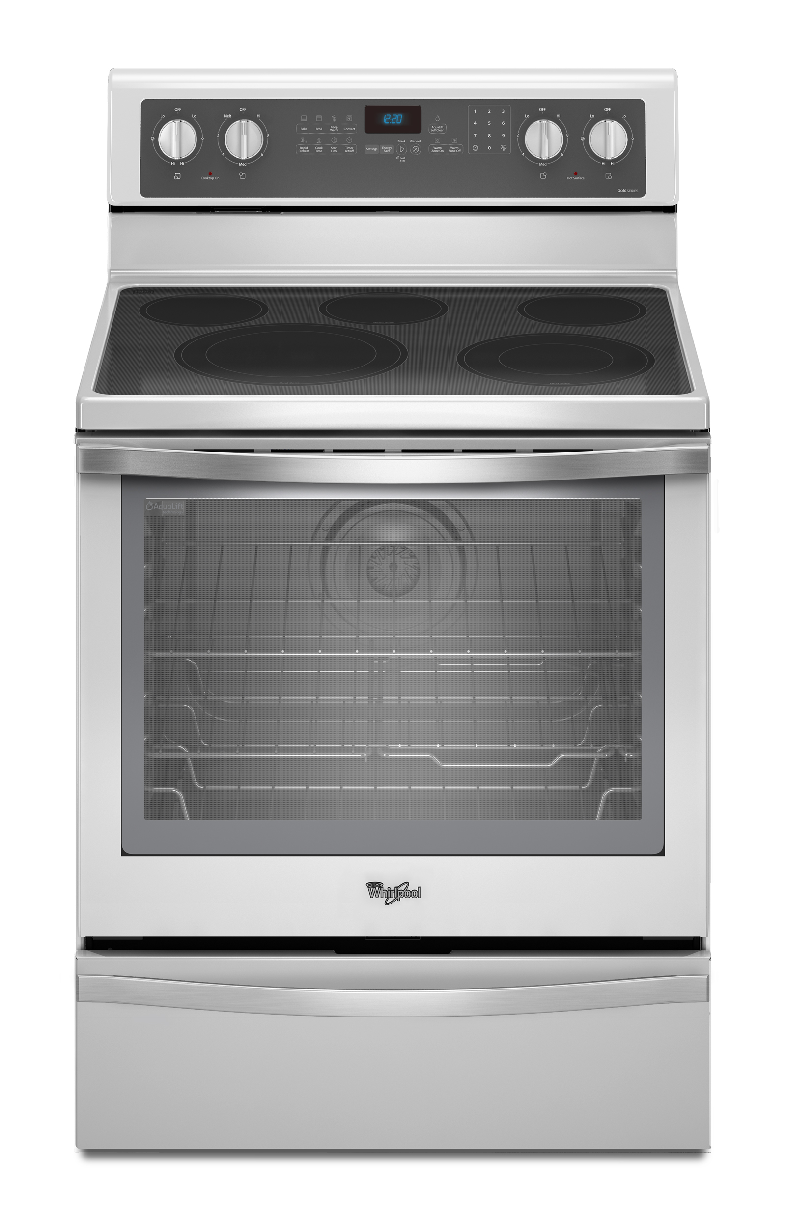 Whirlpool WFE715H0EH 6.4 cu. ft. Freestanding Electric Range   White