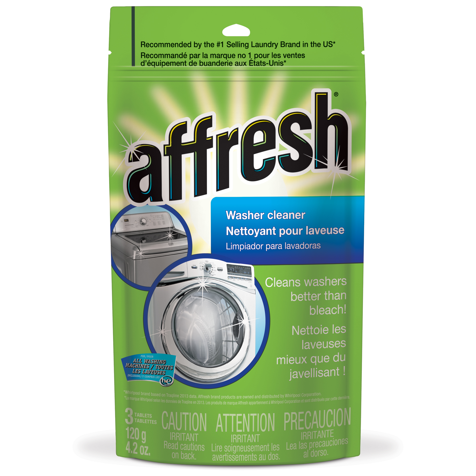 Affresh W10135699 Washer Cleaner, 3 tablets (4.2 oz; 120 g)
