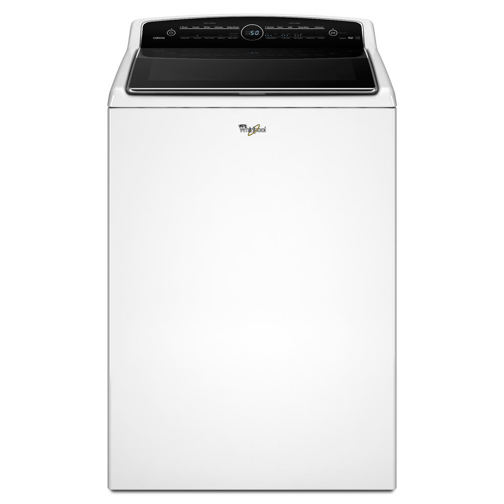 Whirlpool WTW8500DW  5.3 cu. ft. Cabrio® Top Load Washer w/ Intuitive Touch Controls - White