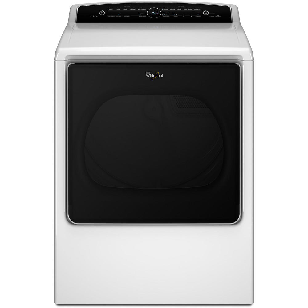 Whirlpool WED8500DW  8.8 cu. ft. Cabrio® High-Efficiency Electric Steam Dryer - White