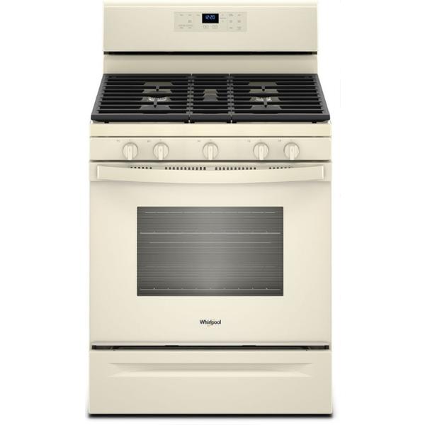 Whirlpool WFG525S0HT 5.0 cu. ft. Bisque Gas Range with 5 Burners