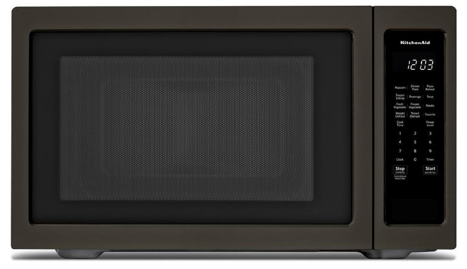 Kitchenaid Kmcs1016gbs 1 6 Cu Ft Black Stainless Countertop
