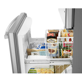 29 freezer refrigerator amana drawer bottom cu stainless wide ft steel pull refrigerators inch drawers crisper door owners basket fresh