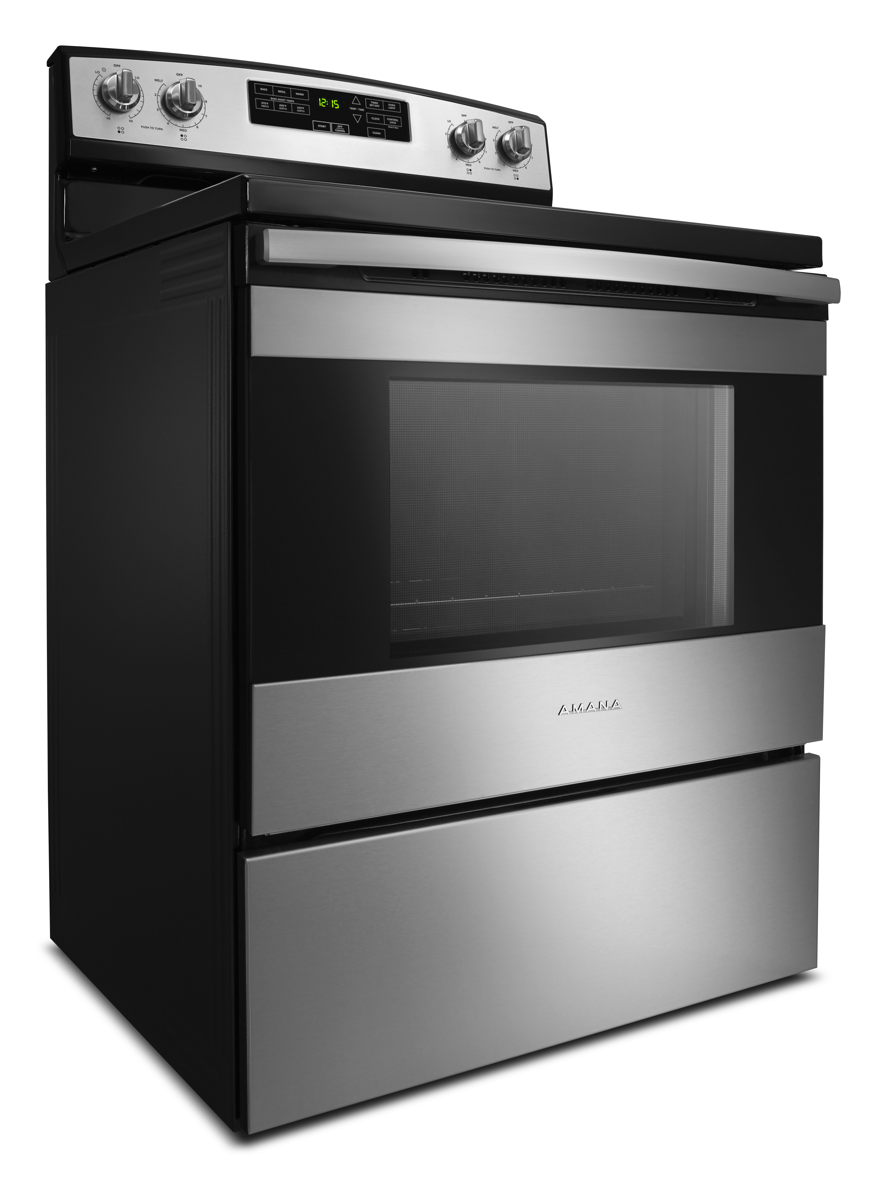 Amana AER6603SFS 4.8 cu. ft. Electric Range w/ Self-Cleaning Option Amana Electric Range Stainless Steel