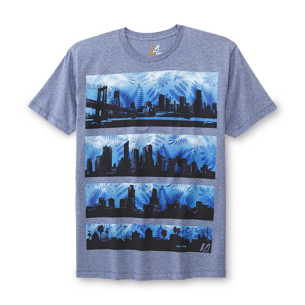 Amplify Young Men's Graphic T-Shirt - Tropical City