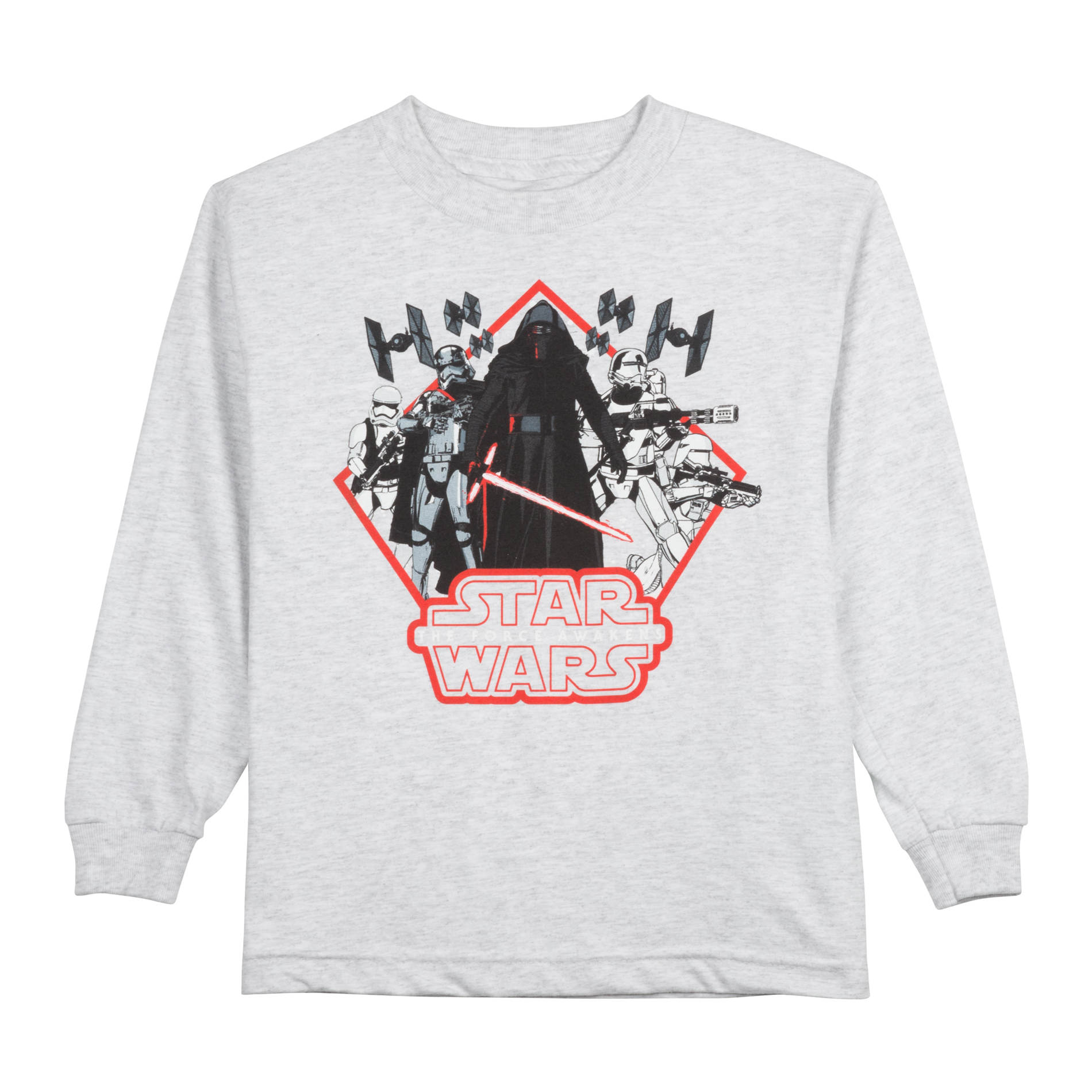 Star Wars Boy's Long Sleeve Kylo Diamond T- shirt