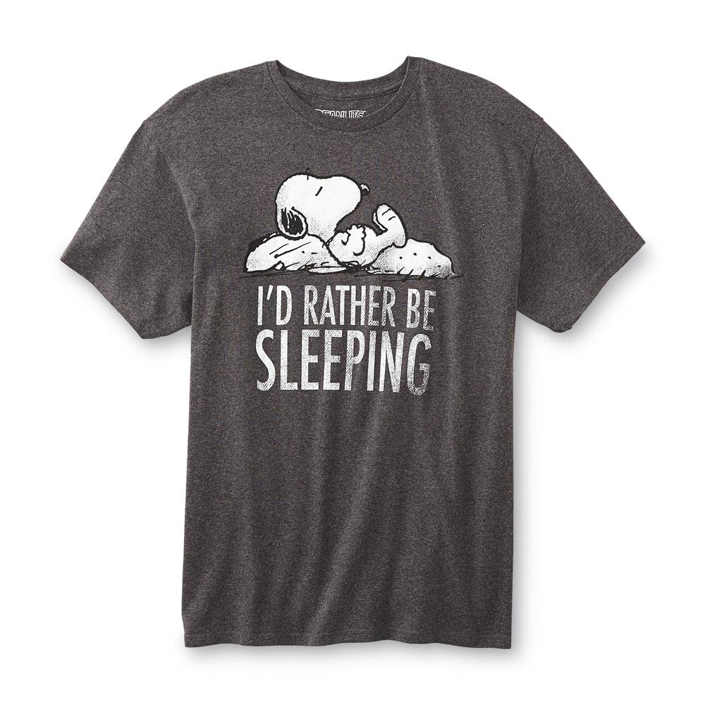 Snoopy Young Men's Graphic T-Shirt - Sleeping