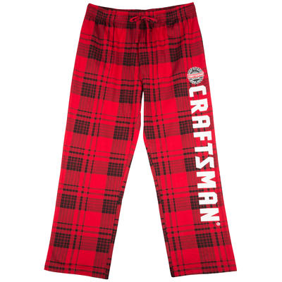 Craftsman Men's Lounge Pants-Back and Red