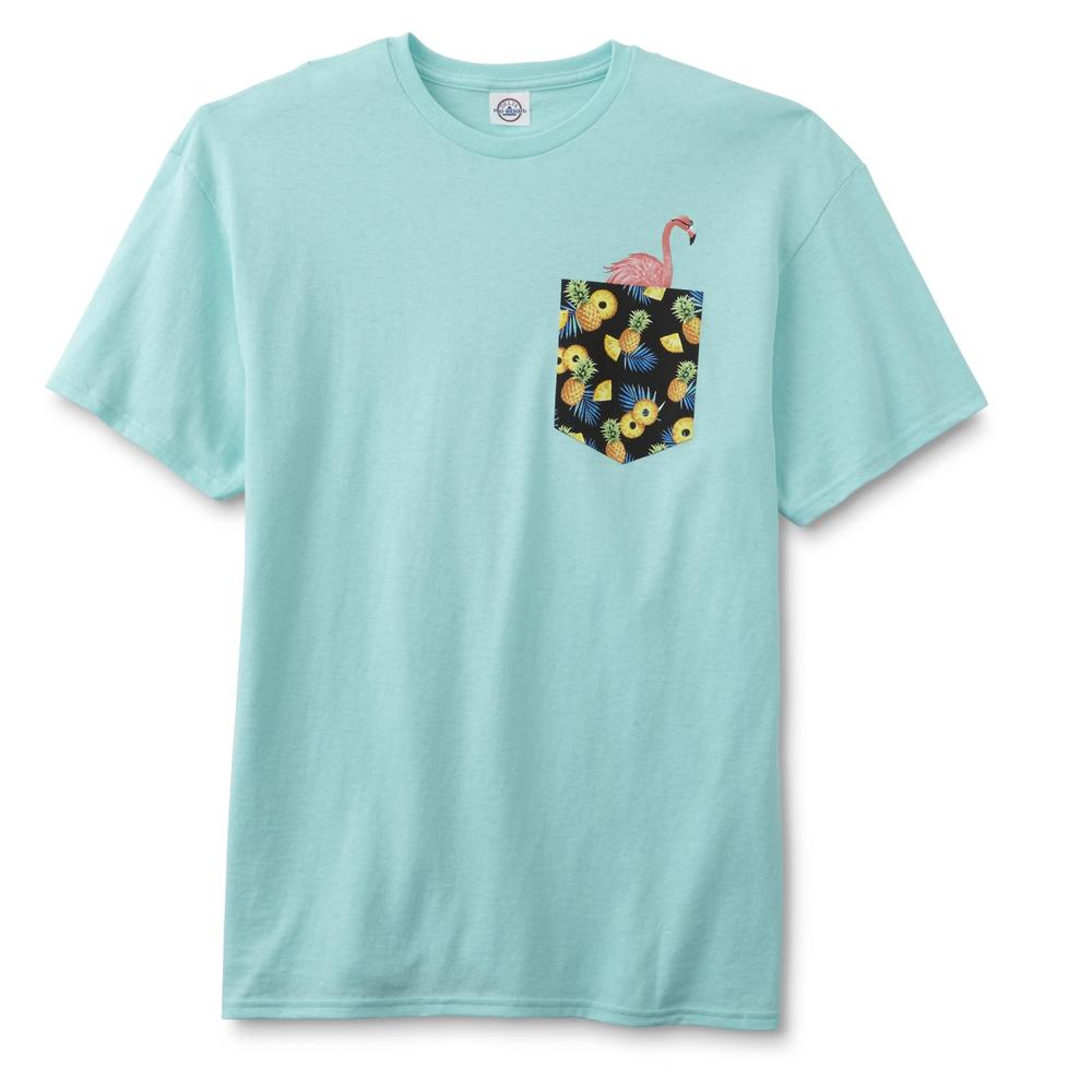 Young Men's Graphic T-Shirt - Flamingo