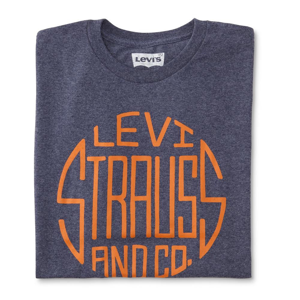 Levi's Young Men's Graphic T-Shirt-Round Brand Logo