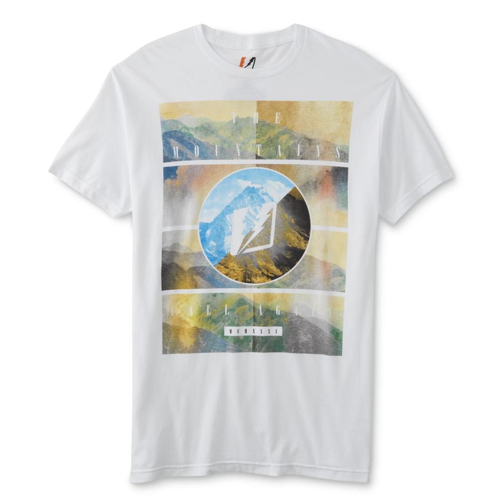 Amplify Young Men's Graphic T-Shirt - Mountains