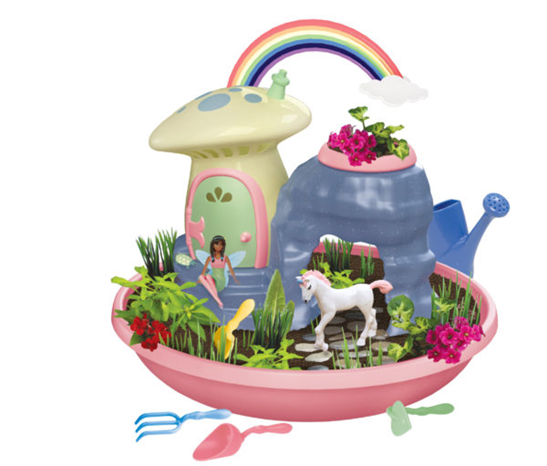 my fairy garden unicorn meadow grow & play set