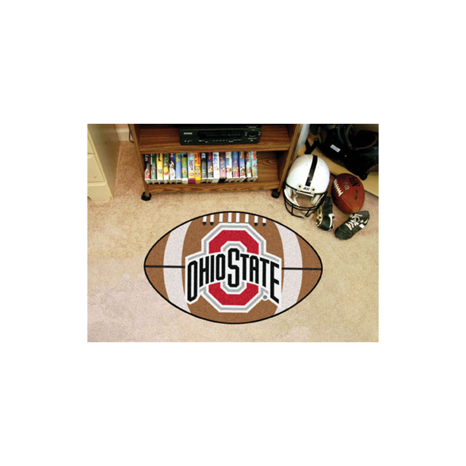 Ohio State Football Rug 22" x 33"