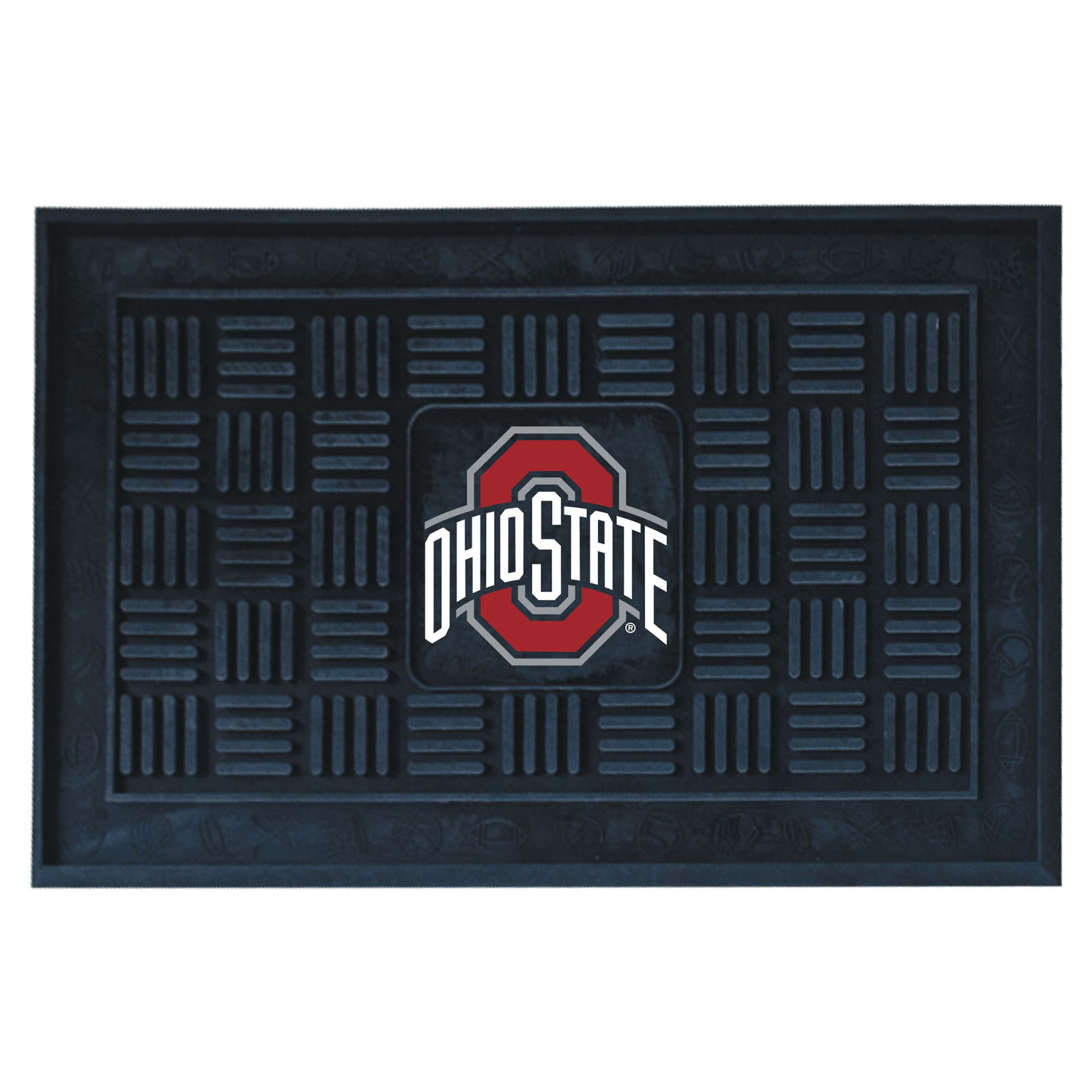 Ohio State University Medallion Door Mat 19" x 30"