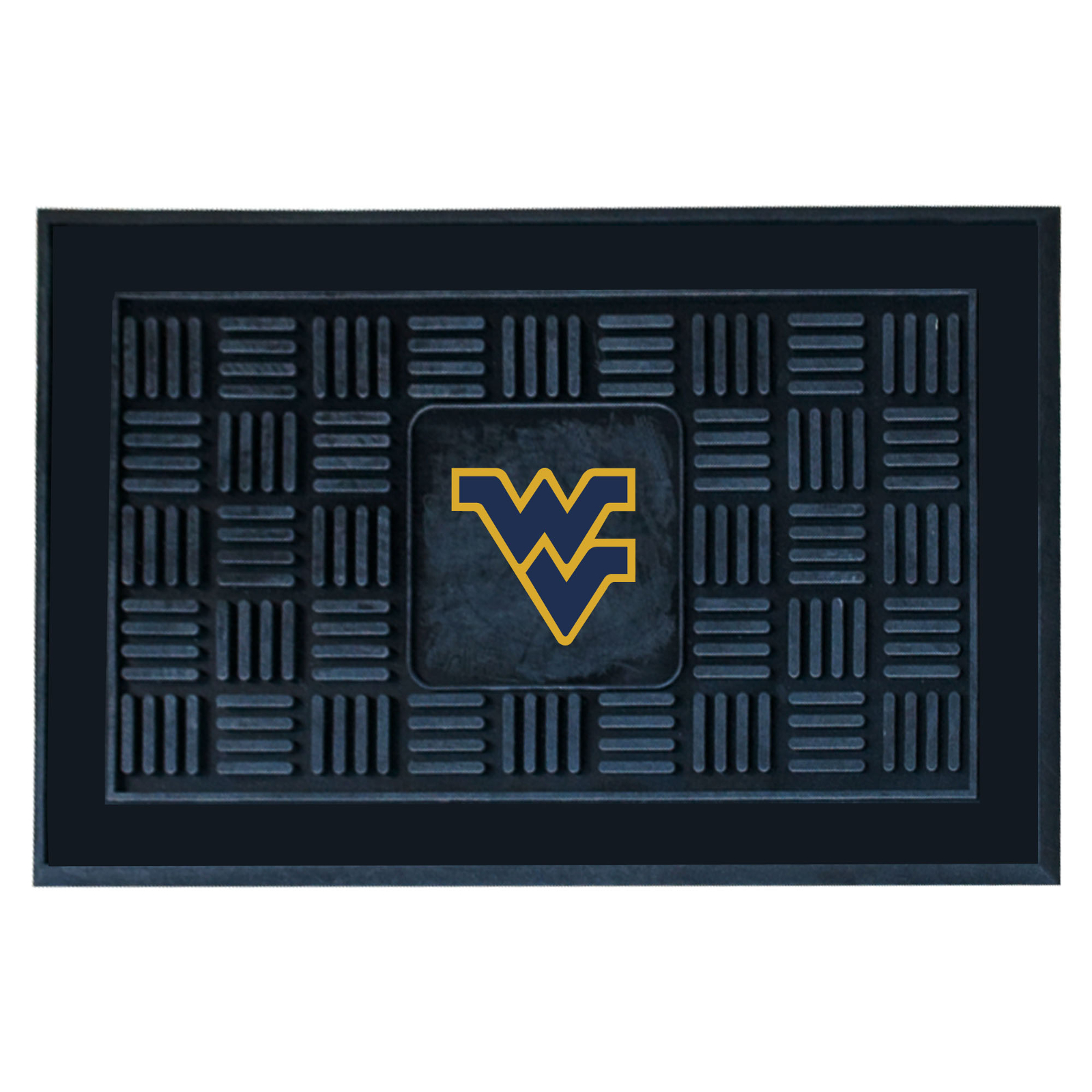 West Virginia University Medallion Door Mat 19" x 30"