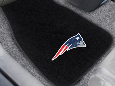 Fanmats NFL - New England Patriots 2-pc Embroidered Car Mat Set