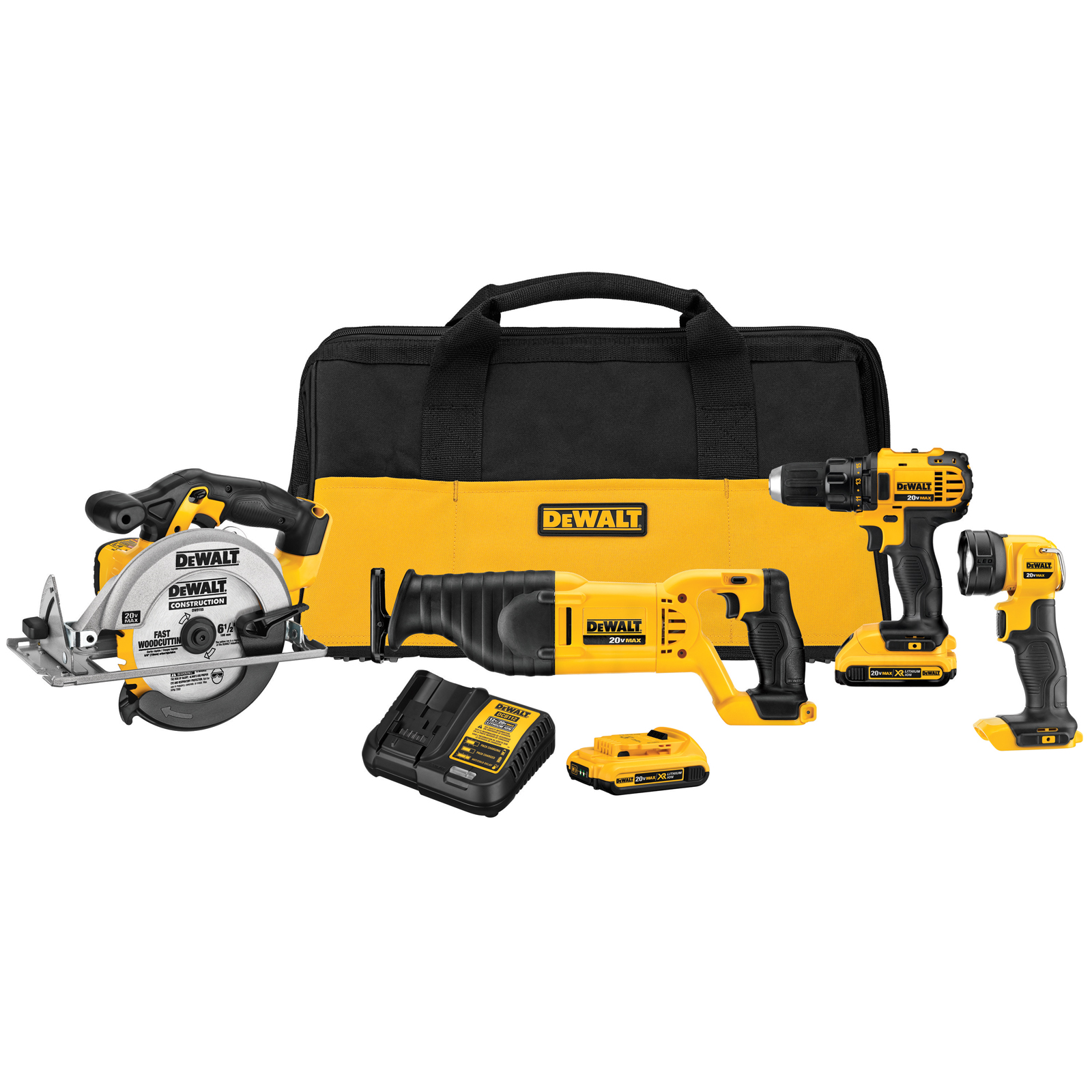 DeWalt 20V 4-Tool Combo Kit