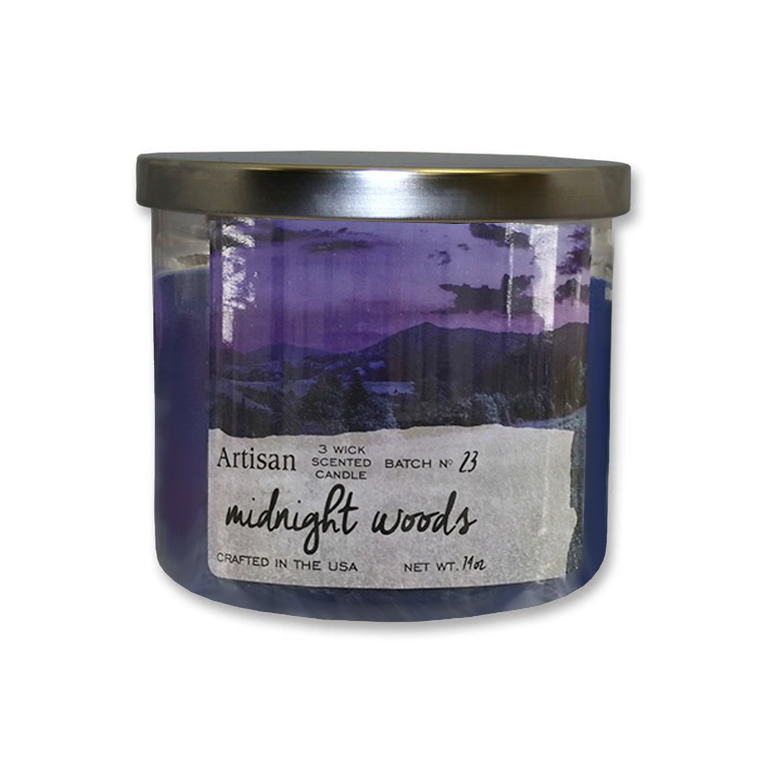 14-oz. Artisan Scented Candle &#8211; Midnight Woods