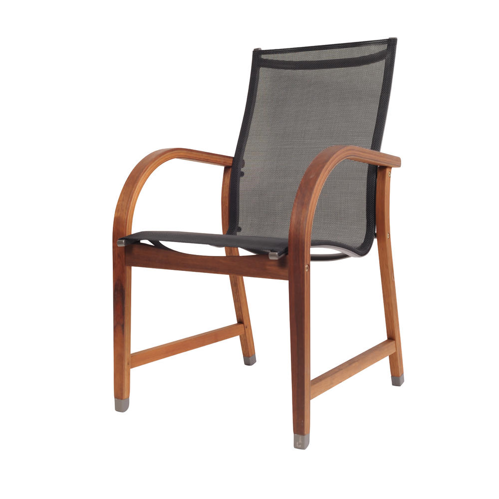 Amazonia  Syracuse 4 Piece Brown Sling Arm Chair Set