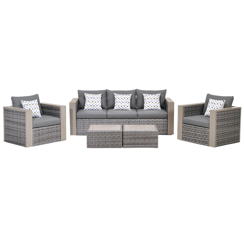 Atlantic 5piece Westin Conversation Patio Set Gray