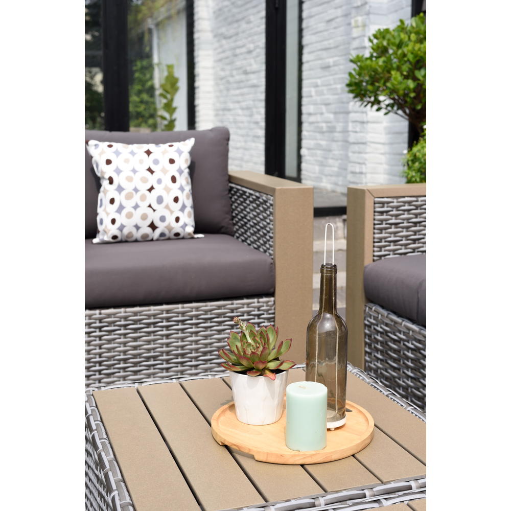 Atlantic 5piece Westin Conversation Patio Set Gray