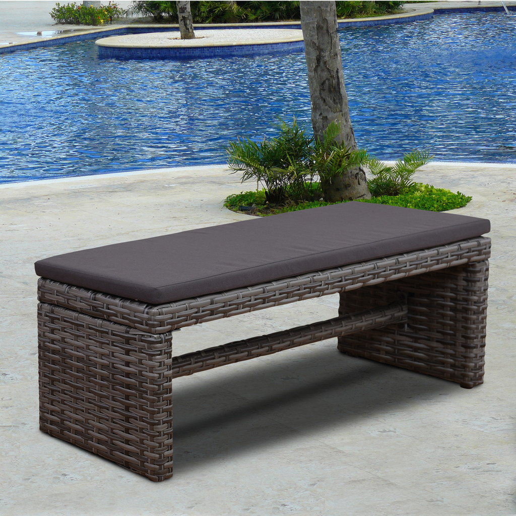 Atlantic Westin 2Seater Patio Backless Bench with Cushion Shop Your