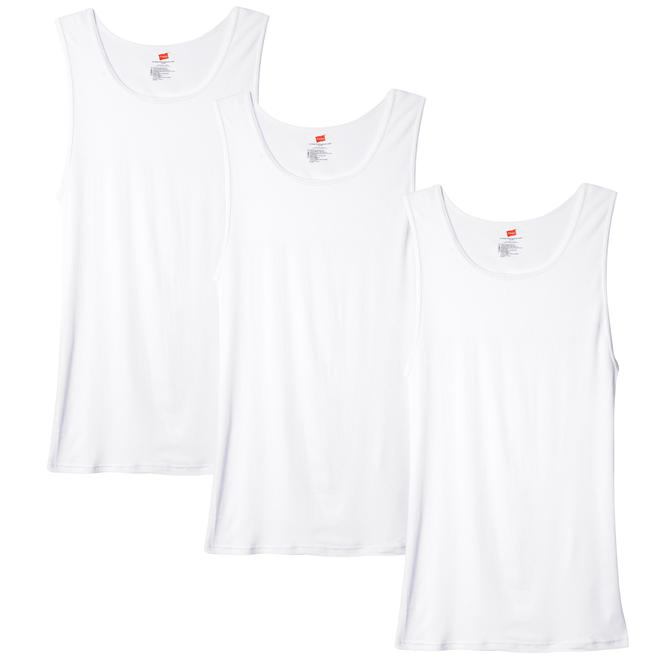 Hanes Mens Big and Tall Ultimate Athletic Shirts 3 Pack Online Exclusive