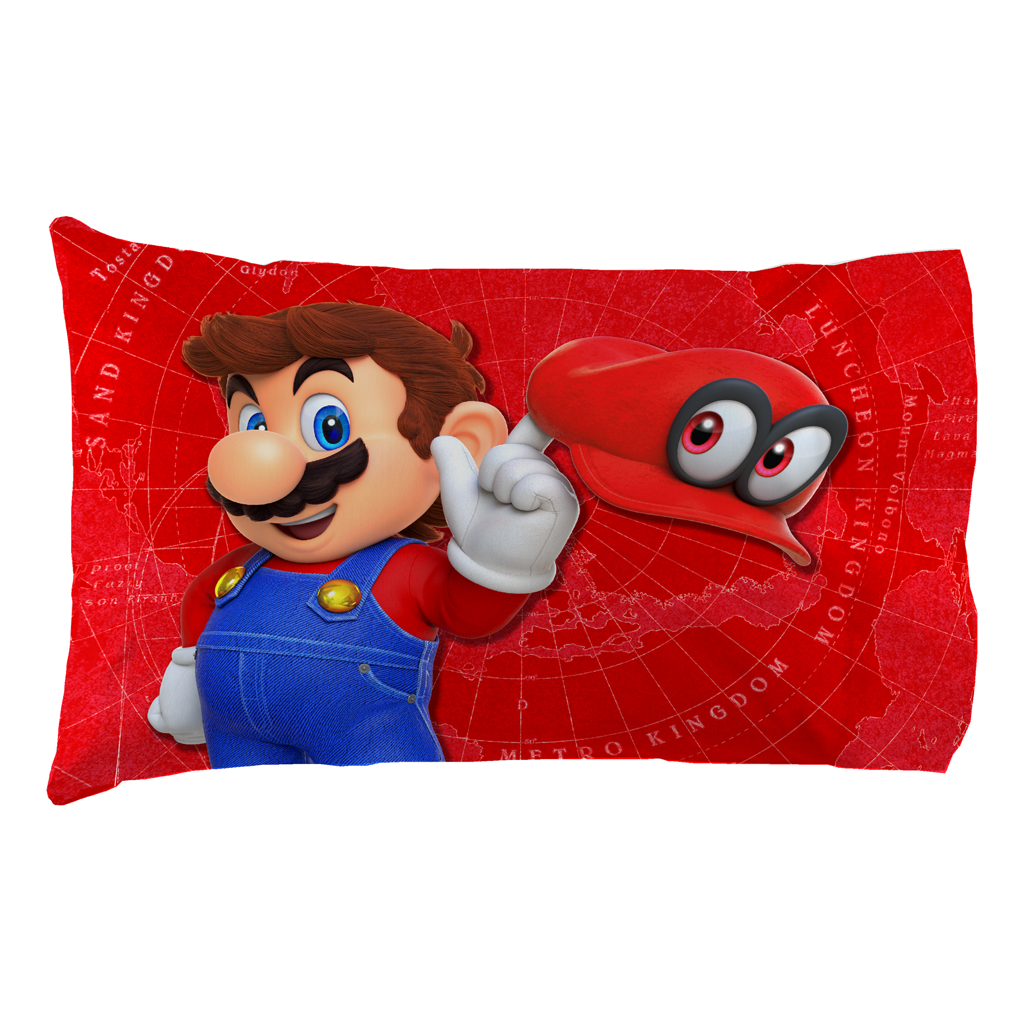 Nintendo Super Mario Caps Off Pillowcase