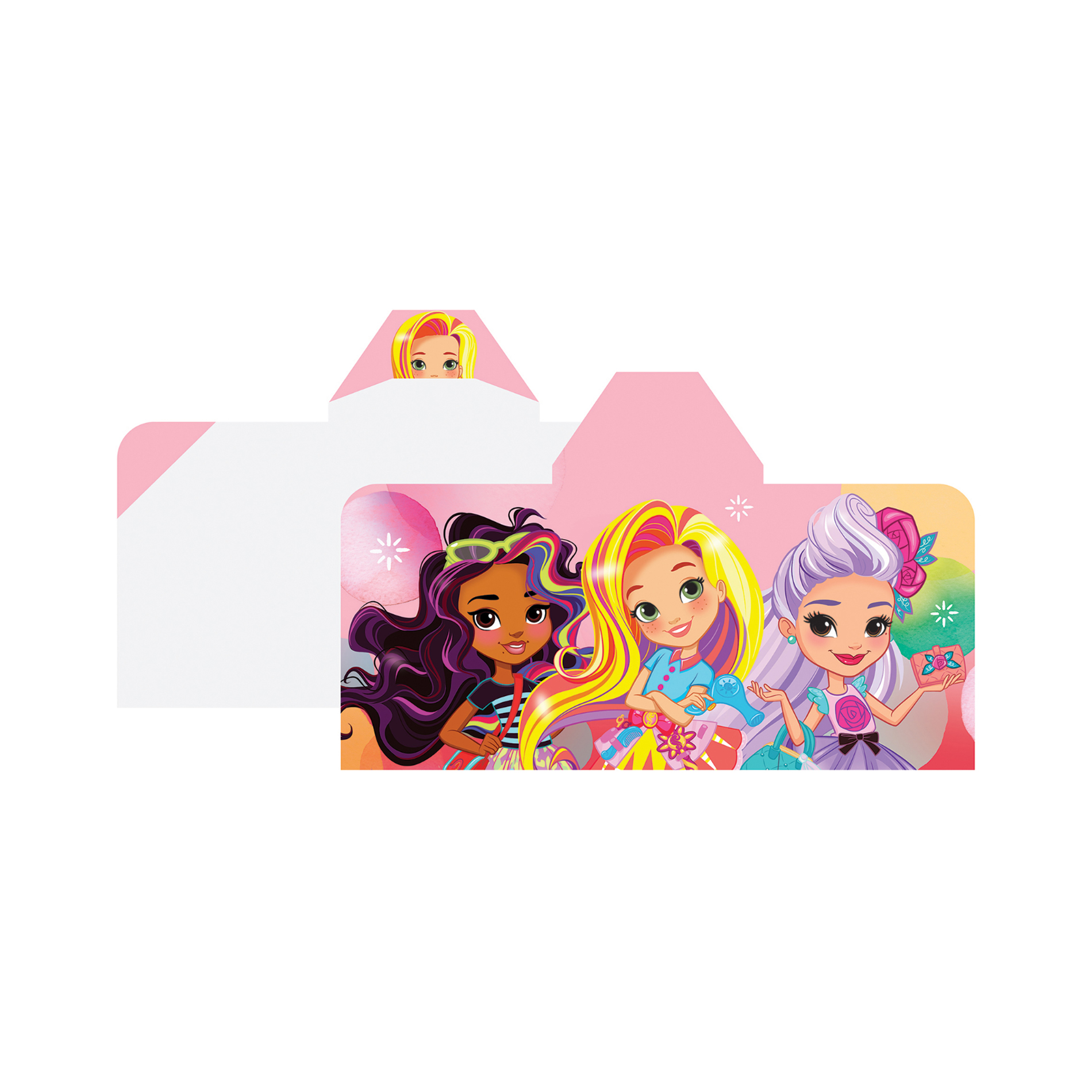 Nickelodeon Sunny Day Hair Day Out Hooded Towel Wrap Nickelodeon Sunny Day Hair Day Out Hooded Towel Wrap