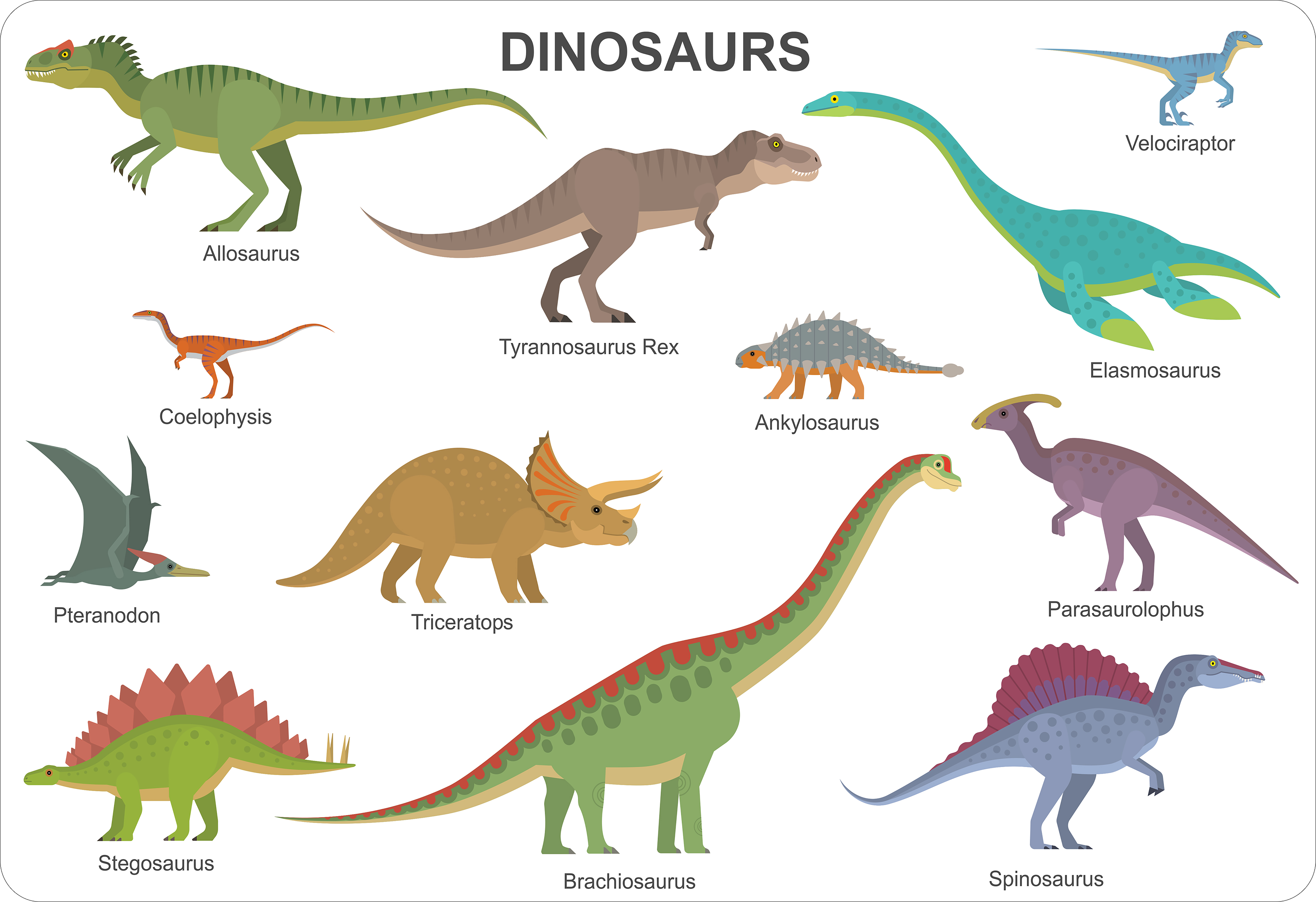 Essential Home Placemat - Dinosaurs Essential Home Placemat - Dinosaurs
