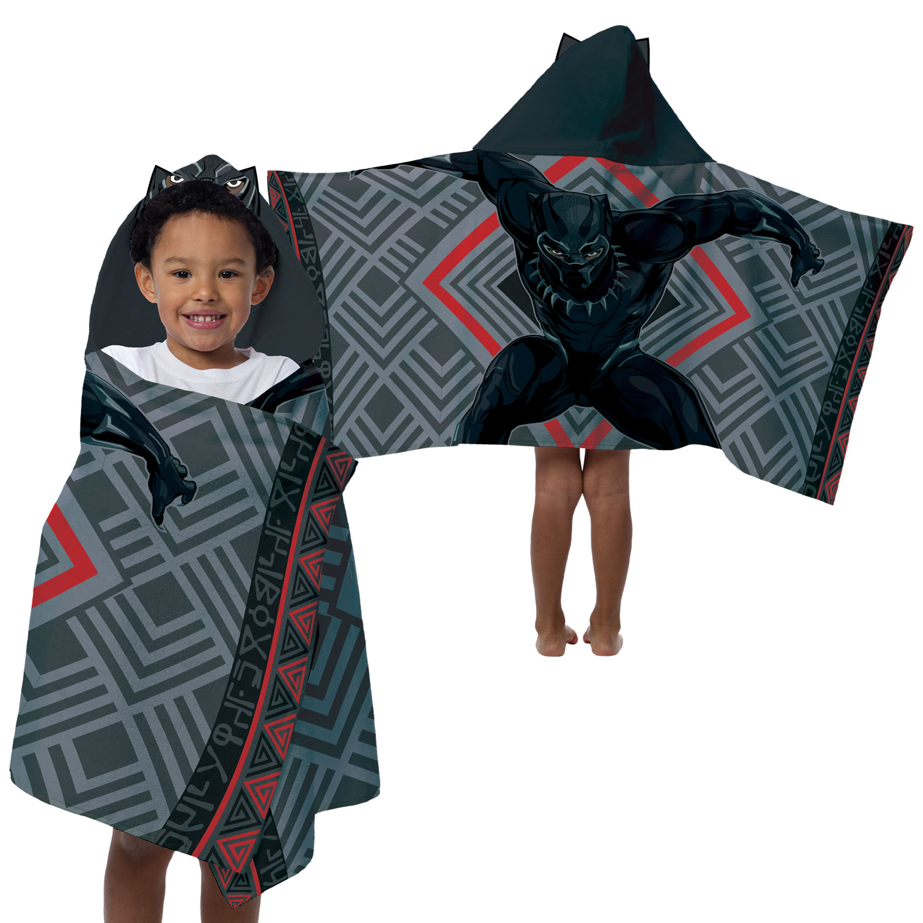 Marvel Hooded Towel - Black Panther Marvel Hooded Towel - Black Panther