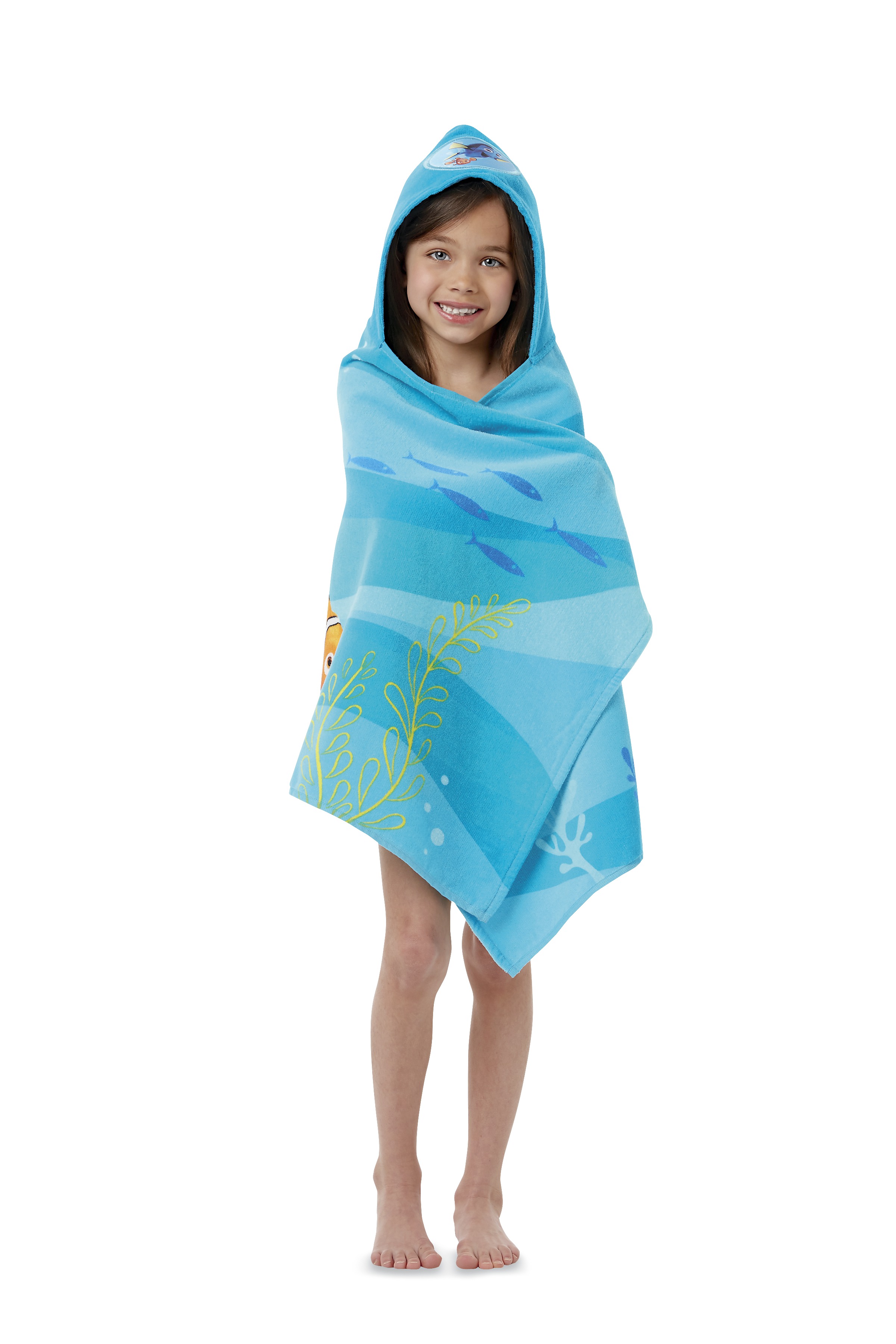 Disney Finding Dory Hooded Towel, Blue Disney Finding Dory Hooded Towel, Blue