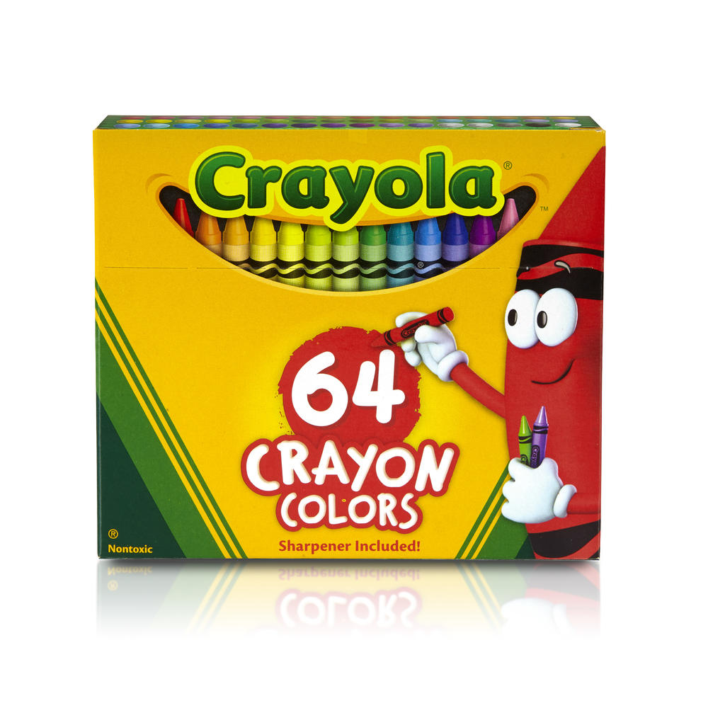 Crayola Crayons with Built-In Sharpener - 64 ct.