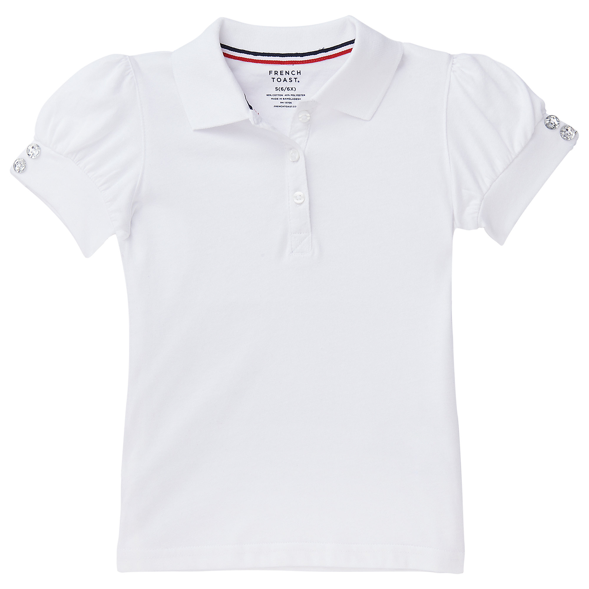 At School by French Toast Puff-Sleeve Polo