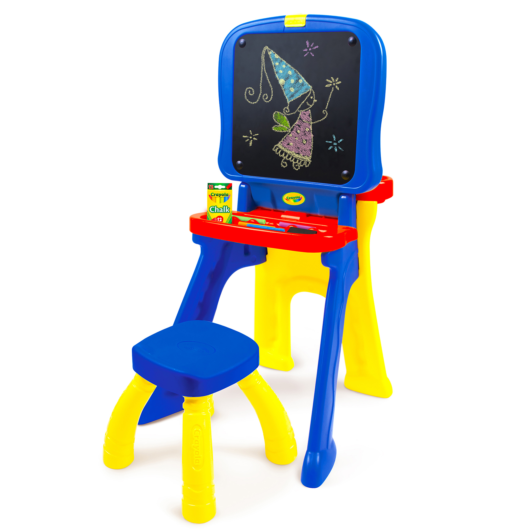 crayola art easel with stool