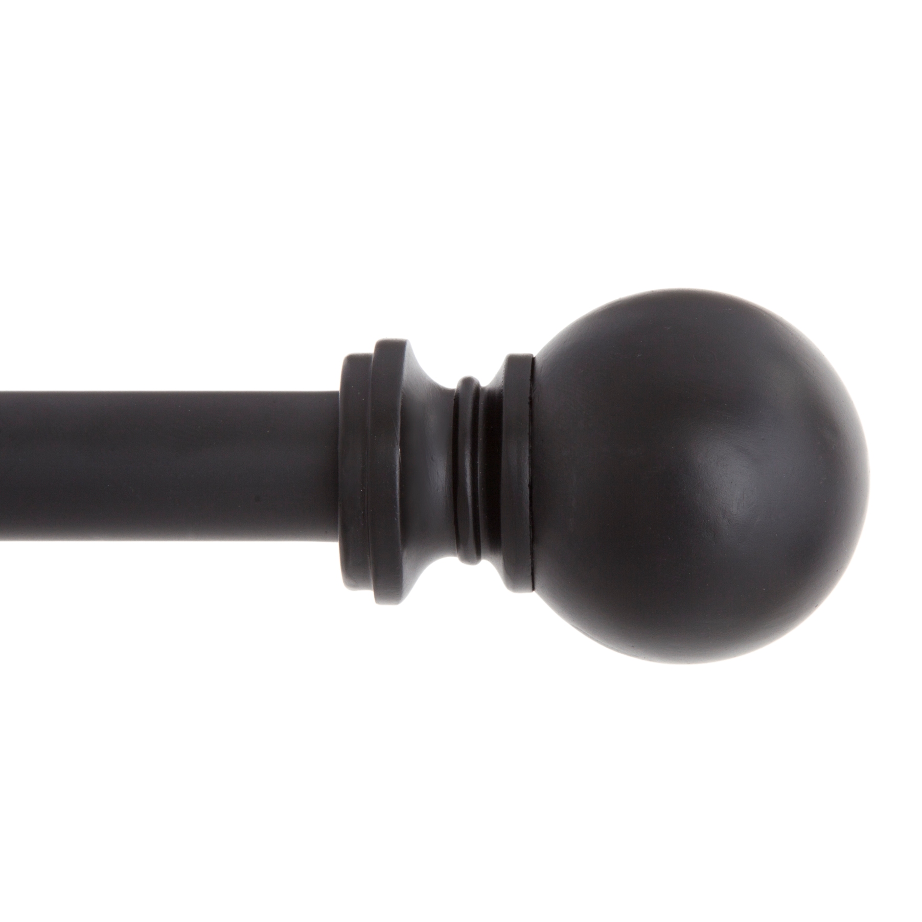 5/8" Decorative Double Rod - Black