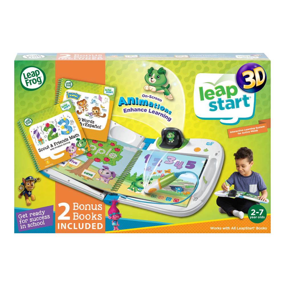 LeapFrog LeapStart&#174; 3D System & 2 Book Combo Pack: Learning Friends and Scout & Friends Math
