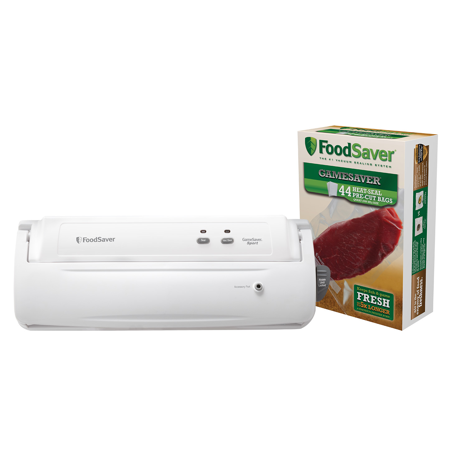 gamesaver foodsaver sport vacuum sealer bundle