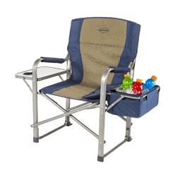 Kamp Rite Kamp-Rite CC118 Outdoor Camp Folding Director's Chair with Side Table & Cooler