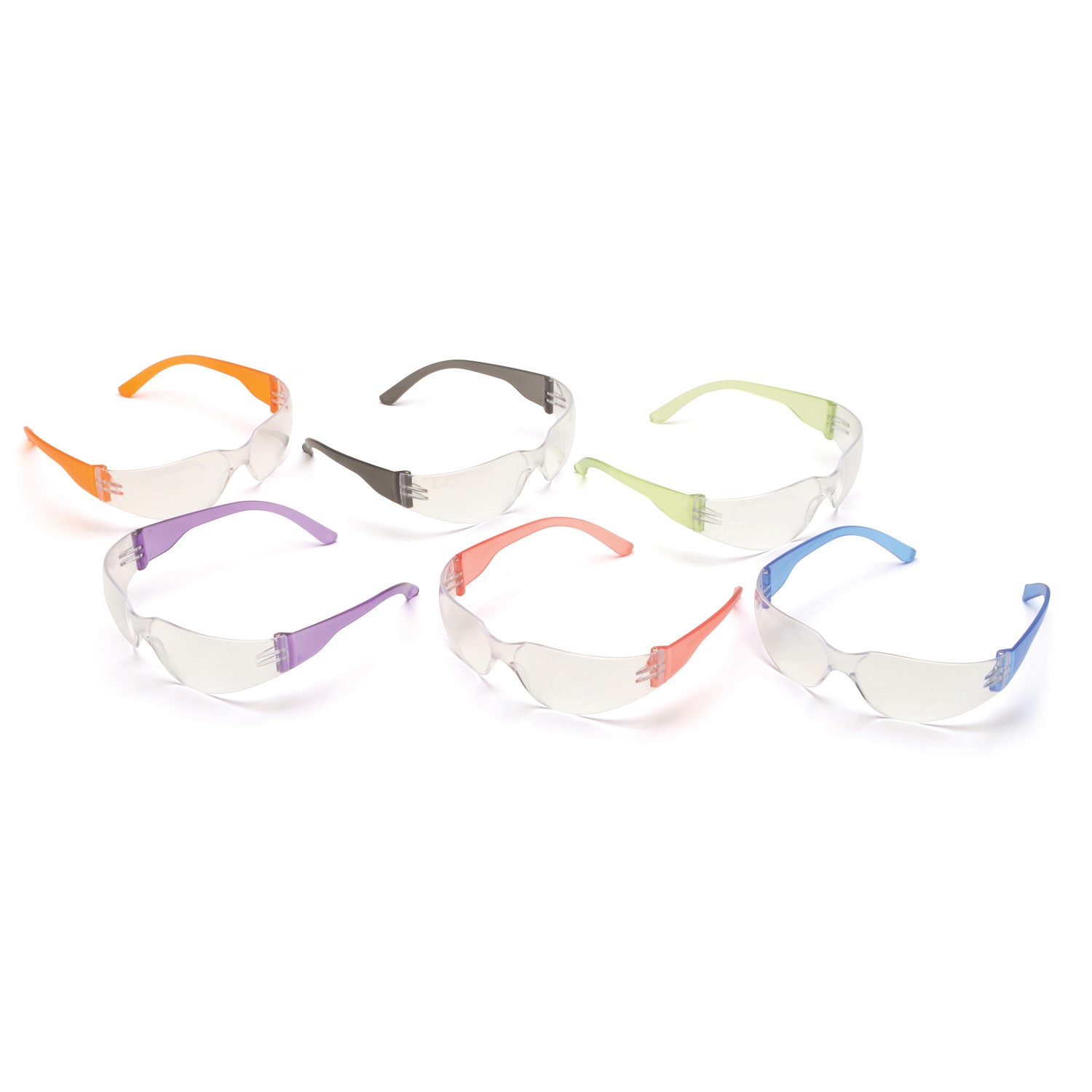 Pyramex Mini Intruder Multi-Color Safety Glasses 12 Pack